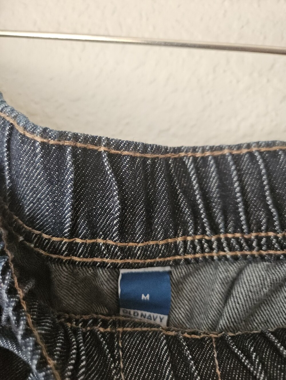 NWT Old Navy Dark Blue barrel leg Denim Pants - Picture 4 of 5